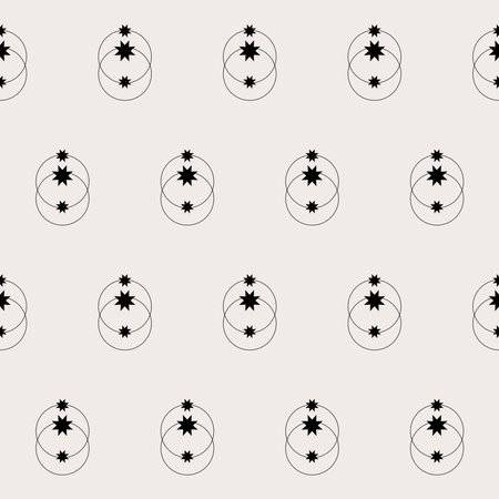 Seamless Graphic Monochrome Vintage Fabric Textile Wallpaper Wratting Paper Template Pattern Background Design Decoration Artwork Printのイラスト素材
