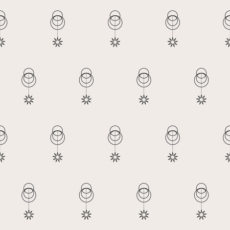 Seamless Graphic Monochrome Vintage Fabric Textile Wallpaper Wratting Paper Template Pattern Background Design Decoration Artwork Printのイラスト素材