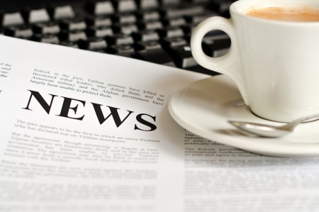 Abstract idea for reading the news Abstract idea for reading the news