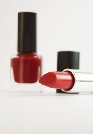 red lipstickの写真素材