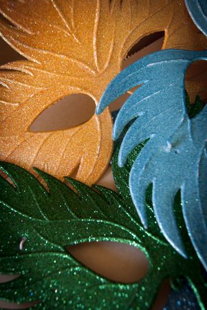 three masksの写真素材