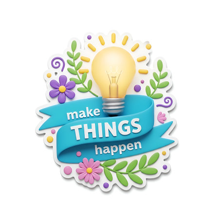 Spark your next big idea with this vibrant lightbulb graphic, perfect for inspiring motivation and innovation.の素材