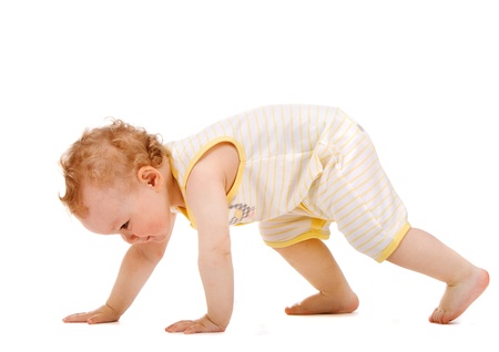 Portrait of baby girlの写真素材