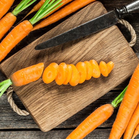 Fresh and sweet carrot