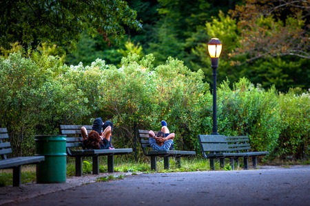 Park workoutの写真素材