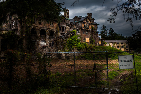 Abandoned school for girlsの写真素材