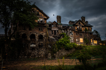 Abandoned school for girlsの写真素材