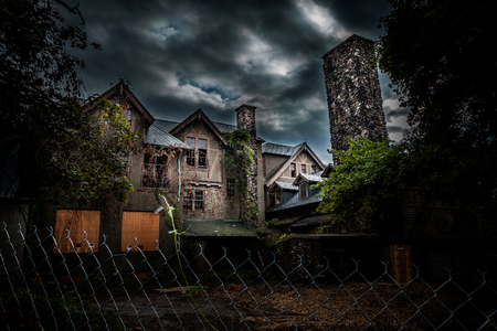 Abandoned school for girlsの写真素材