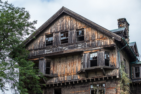 Creepy houseの写真素材