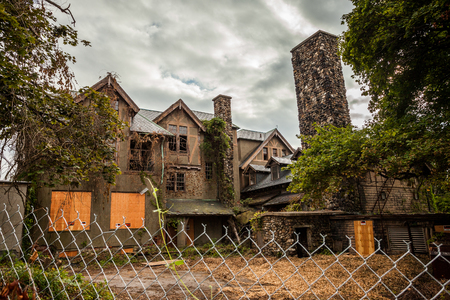 Creepy houseの写真素材