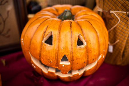 Halloween pumpkinの写真素材