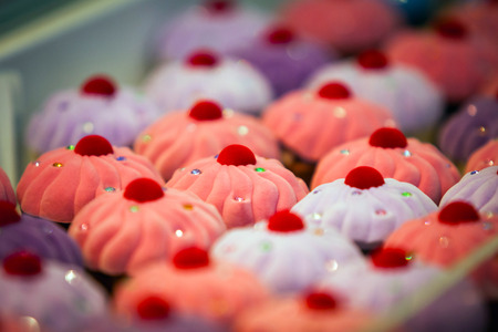 Pink Cupcakesの写真素材