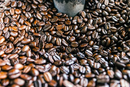 Roasted cofee beansの写真素材
