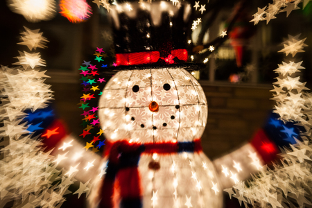 Christmas lightsの写真素材