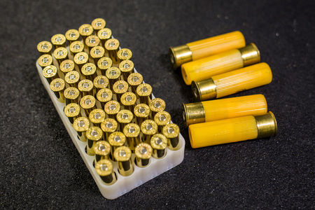 Ammunition for revolver and shotgunの写真素材