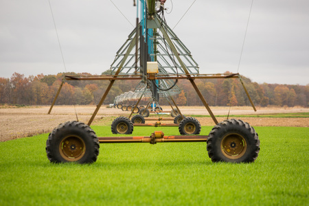 Agriculture technology for watering plantsの写真素材