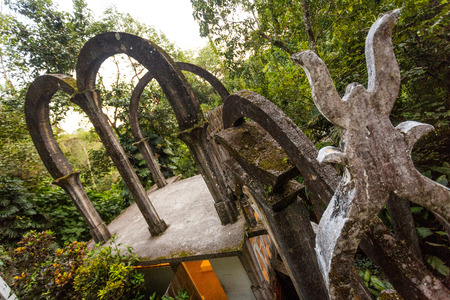 Xilitla ruins in Mexicoの写真素材