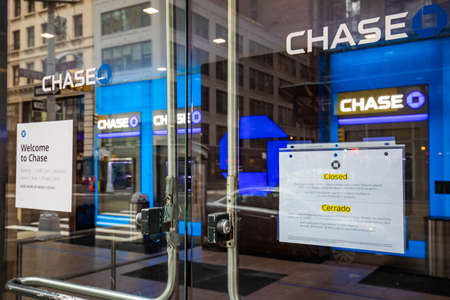 Empty streets of New York City during Coronavirus quarantine lockdownのeditorial素材