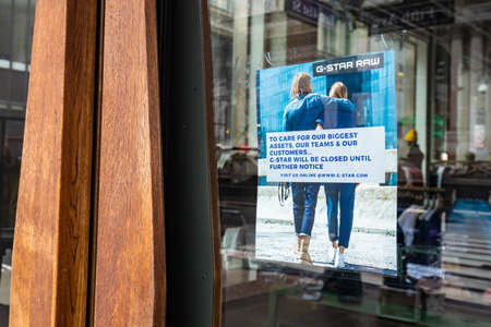 Empty streets of New York City during Coronavirus quarantine lockdown