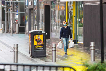 Empty streets of New York City during Coronavirus quarantine lockdownのeditorial素材