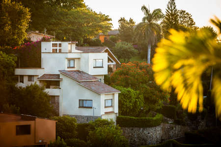 Cuernavaca, Mexico - 11/23/2017: Beautiful town of Cuernavaca, Morelos at sunriseのeditorial素材