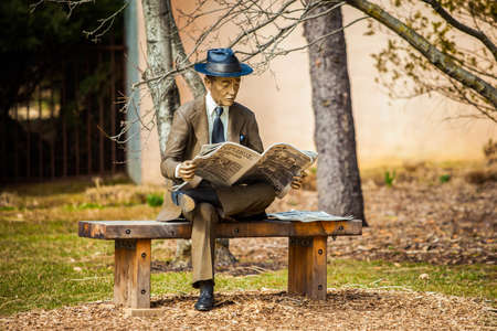 Hamilton, NJ / USA: 3/28/2015 - Grounds for sculptures art centerのeditorial素材