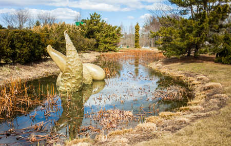 Hamilton, NJ / USA: 3/28/2015 - Carmelita at Grounds for sculptures art center parkのeditorial素材