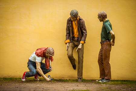 Hamilton, NJ / USA: 3/28/2015 - Grounds for sculptures art centerのeditorial素材