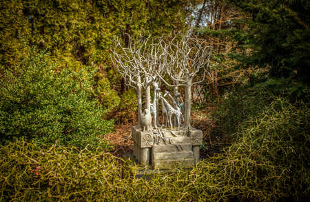 Hamilton, NJ / USA: 3/28/2015 - Grounds for sculptures art centerのeditorial素材