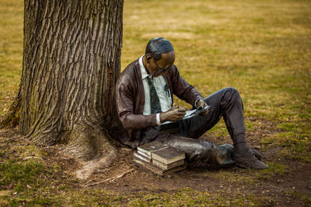 Hamilton, NJ / USA: 3/28/2015 - Grounds for sculptures art centerのeditorial素材