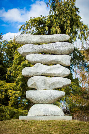 Hamilton, NJ / USA: 3/28/2015 - Grounds for sculptures art centerのeditorial素材