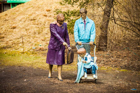 Hamilton, NJ / USA: 3/28/2015 - Grounds for sculptures art centerのeditorial素材