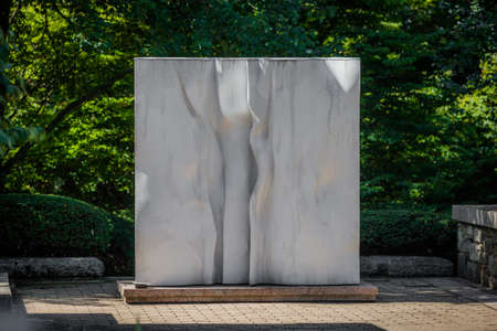 Pocantico Hills, NY / USA: 8-30-2014: Kykuit Rockefeller Estate art statues exterior at Hudson Valley New Yorkのeditorial素材