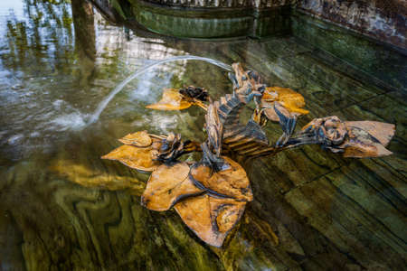 Pocantico Hills, NY / USA: 8-30-2014: Kykuit Rockefeller Estate historical museum at Hudson Valley New Yorkのeditorial素材