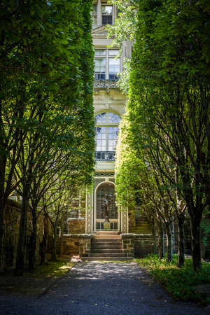 Pocantico Hills, NY / USA: 8-30-2014: Kykuit Rockefeller Estate historical museum at Hudson Valley New Yorkのeditorial素材