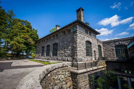 Pocantico Hills, NY / USA: 8-30-2014: Kykuit Rockefeller Estate historical museum at Hudson Valley...