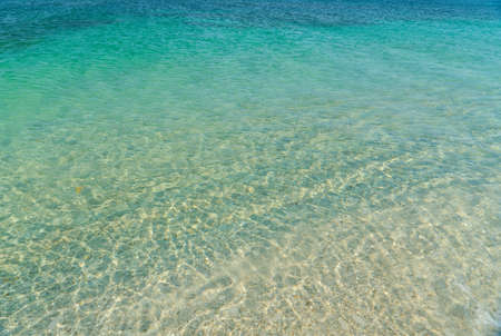 Sandy beach in the south of the island of Sardinia