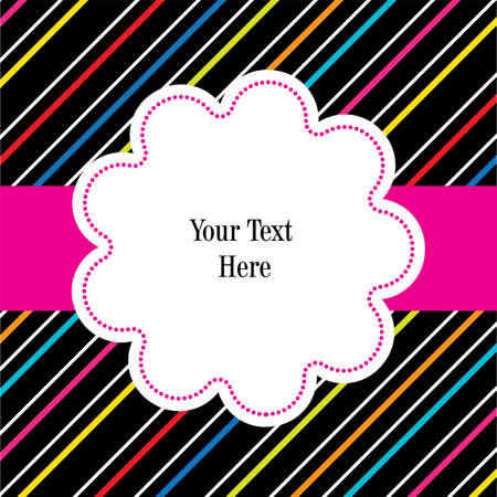 playful template design perfect for greeting card designのイラスト素材