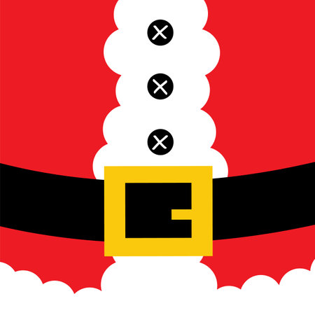 santa claus greeting card designのイラスト素材