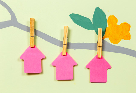 Template for three words from signs upの写真素材