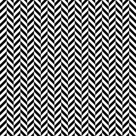 Vector seamless herringbone pattern. Geometric texture. Black-and-white background. Monochrome design.のイラスト素材