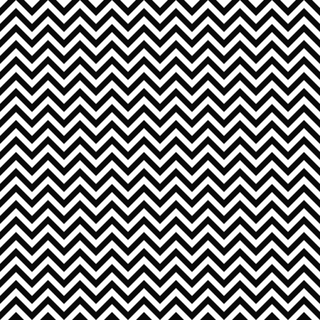 Vector seamless zigzag pattern. Chevron texture. Black-and-white background. Monochrome zigzag stripes design.のイラスト素材