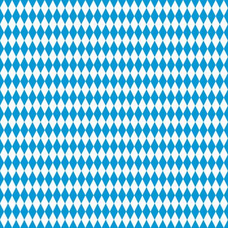 Seamless Bavarian Flag Pattern. Oktoberfest Background. EPS10 vector fileのイラスト素材
