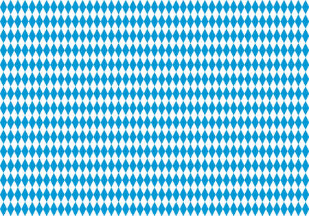 Seamless Bavarian Flag Pattern. Oktoberfest Background. Traditional Texture of Bavaria. EPS10 vector fileのイラスト素材