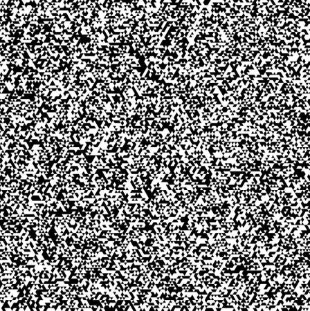 Random seamless monochrome mosaic pattern. Background is made up of black-and-white triangles. EPS10 vector fileのイラスト素材