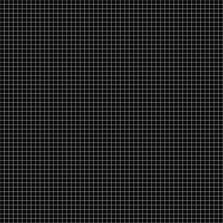 Vector seamless geometric pattern. Grid texture. Black-and-white graph paper background. Monochrome checkered paper design. EPS10 vector fileのイラスト素材
