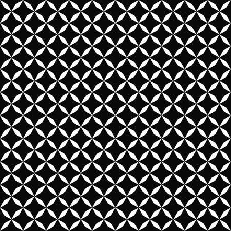 Vector seamless pattern. Geometric texture. Black-and-white background. Monochrome design. EPS10 vector fileのイラスト素材
