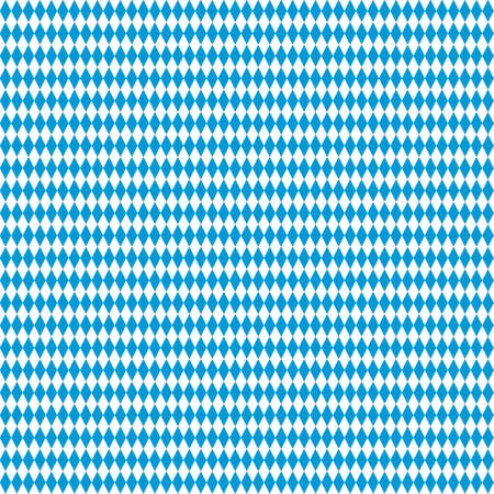 Seamless Bavarian Flag Pattern. Oktoberfest Background. Traditional Texture of Bavaria.のイラスト素材