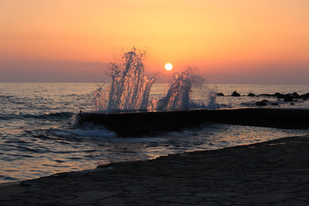 sunsetの写真素材