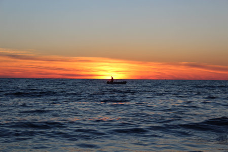 sunsetの写真素材